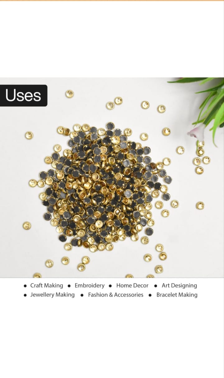 3mm gold circle