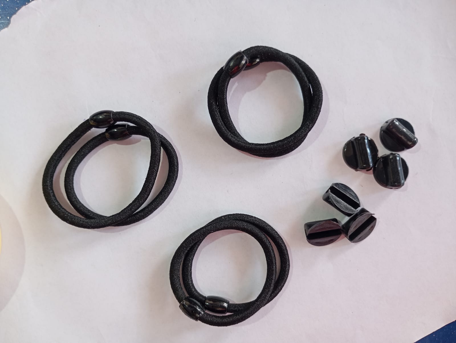 Hair bands and connecters