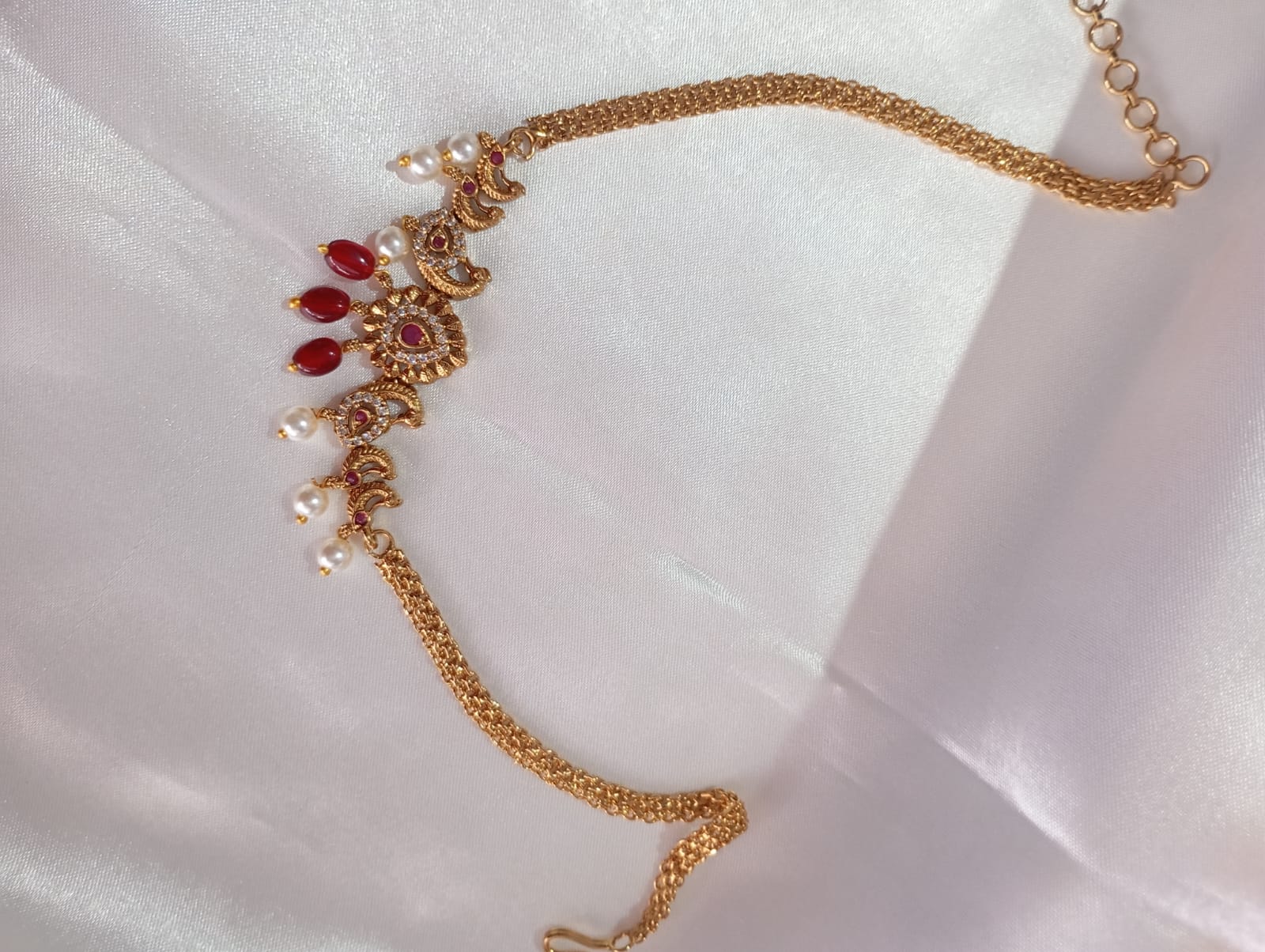 matt -7 Necklace Set Gold Plated Jewellery Gift for Women & Girls