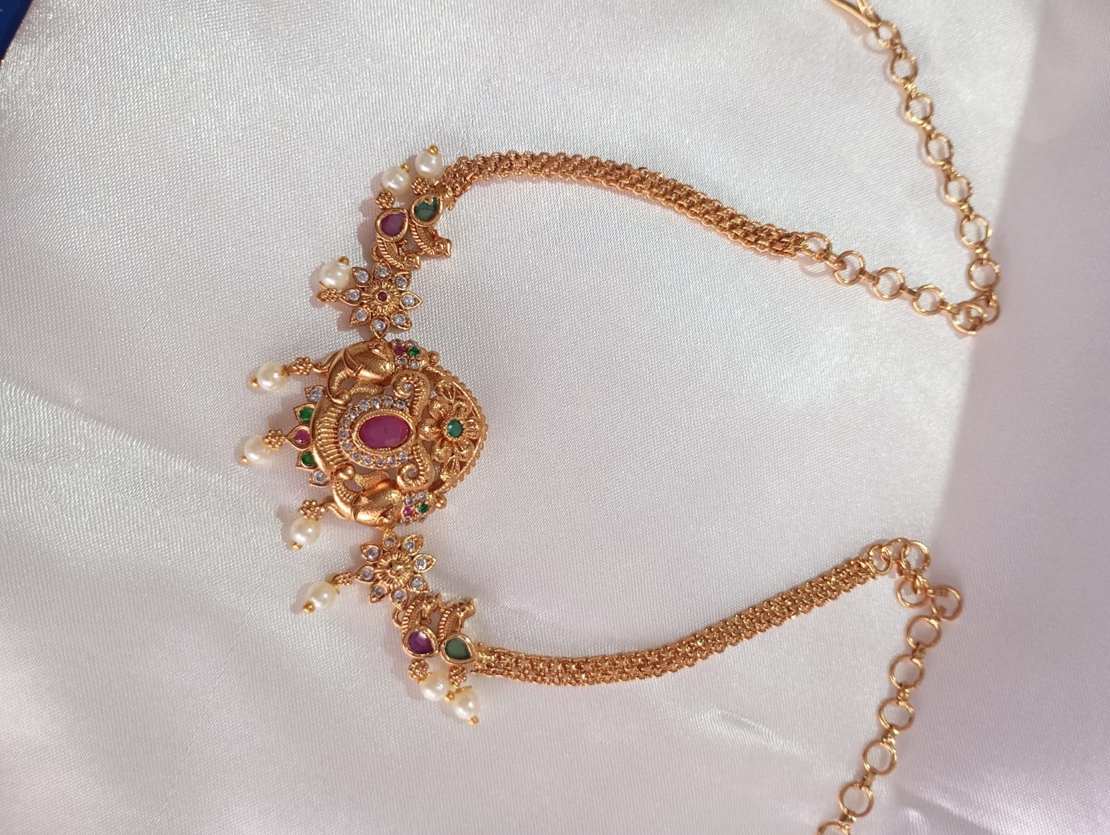 Necklace Set Gold Plated Traditional Stylish Jewellery Gift for Women & Girls
