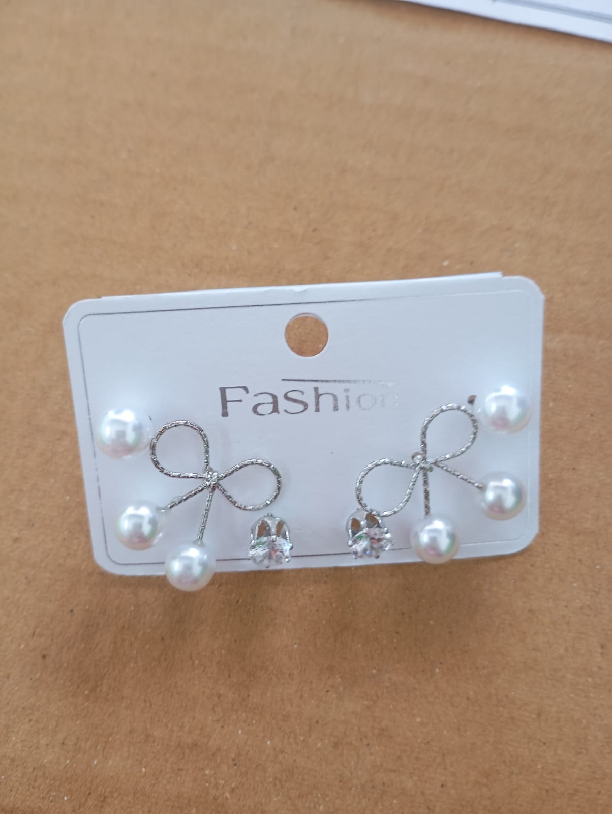 Shining Diva Fashion Latest Stylish Crystal Pearl Earrings for Women and Girls.